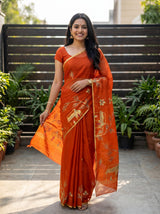MIMOSA Saree Saree — front view on mannequin