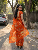 MIMOSA Saree Saree — pose 2 styling detail