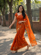 MIMOSA Saree Saree — pose 6 styling detail
