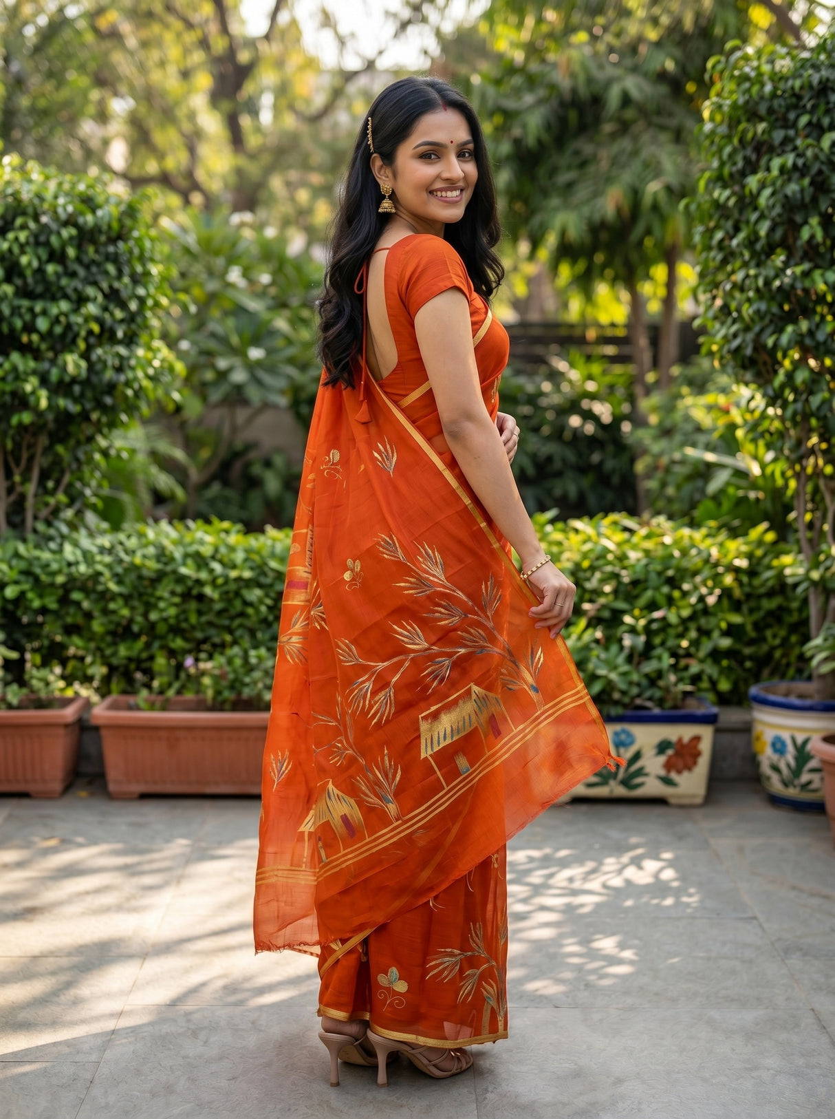 MIMOSA Saree Saree — pose 7 styling detail