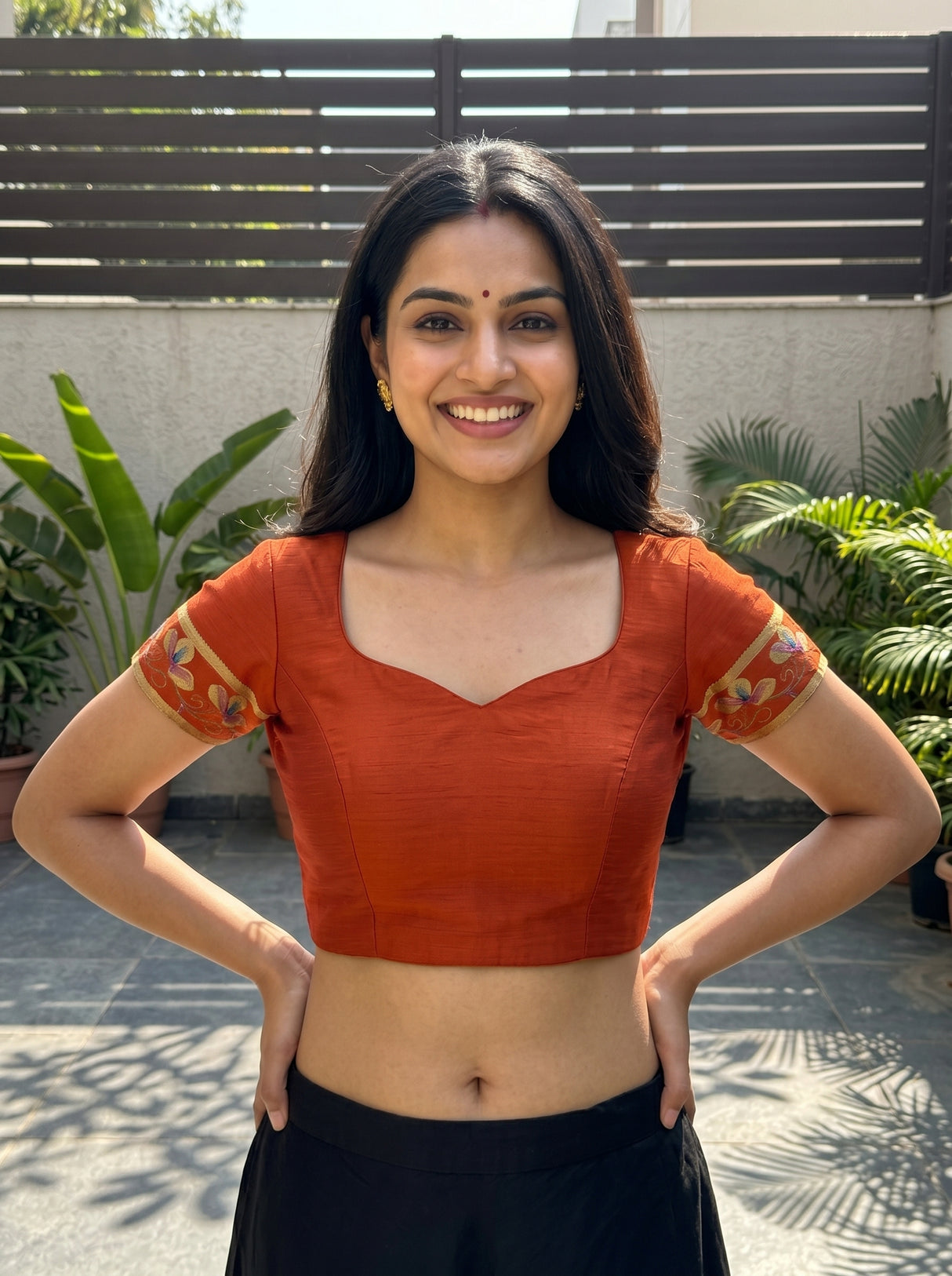 MIMOSA Saree Saree — blouse close-up