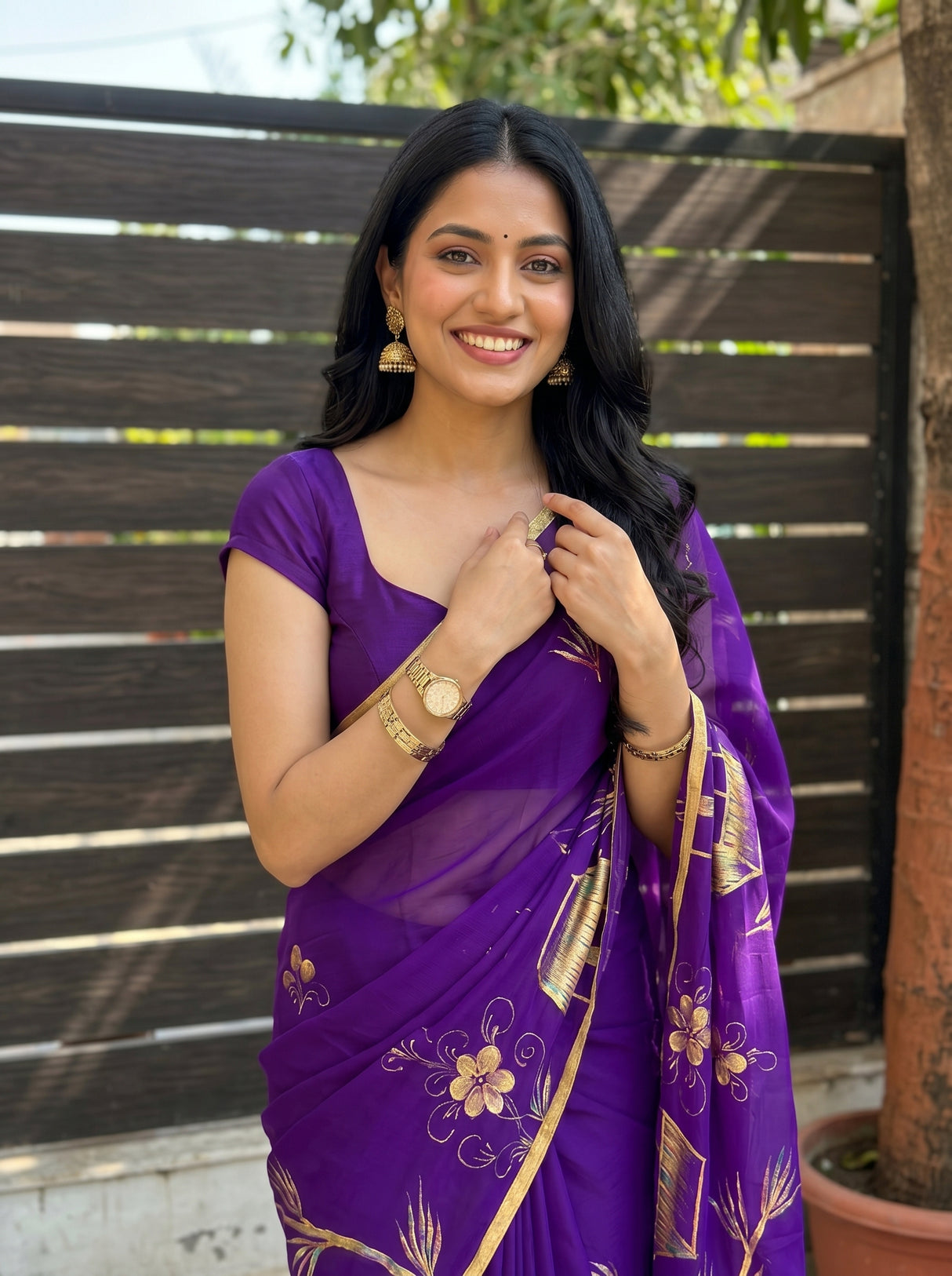 MIMOSA Saree Saree — pose 10 styling detail