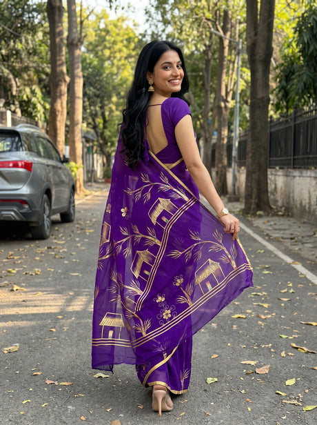 MIMOSA Saree Saree — pose 2 styling detail