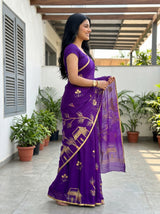 MIMOSA Saree Saree — pose 3 styling detail