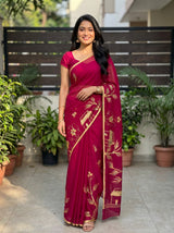 MIMOSA Saree Saree — front view on mannequin