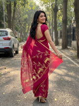 MIMOSA Saree Saree — pose 2 styling detail