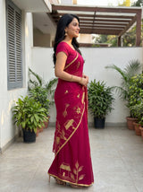 MIMOSA Saree Saree — pose 3 styling detail
