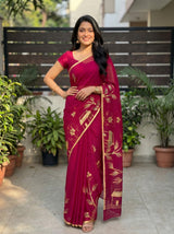 MIMOSA Saree Saree — pose 4 styling detail