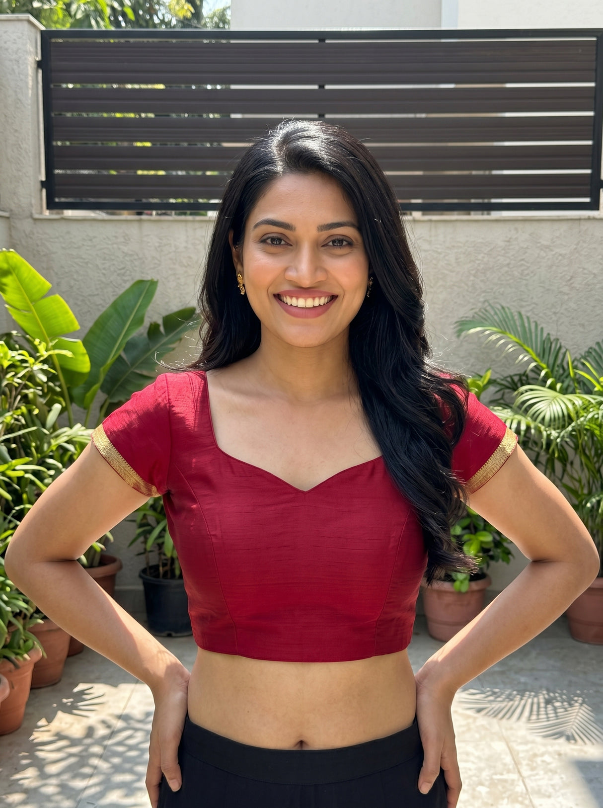 MIMOSA Saree Saree — blouse close-up