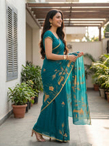 MIMOSA Saree Saree — pose 3 styling detail