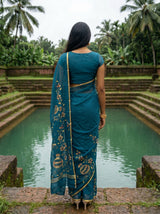 MIMOSA Saree Saree — pose 2 styling detail