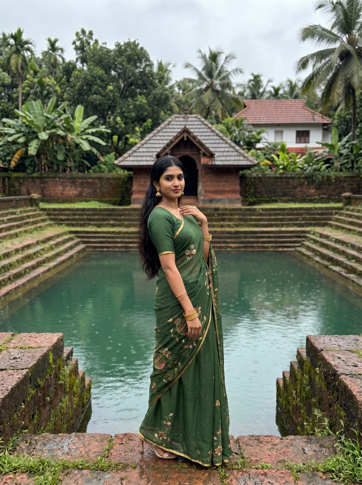 MIMOSA Saree Saree — pose 10 styling detail