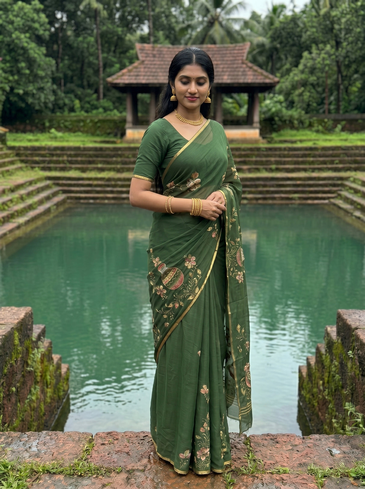 MIMOSA Saree Saree — pose 5 styling detail