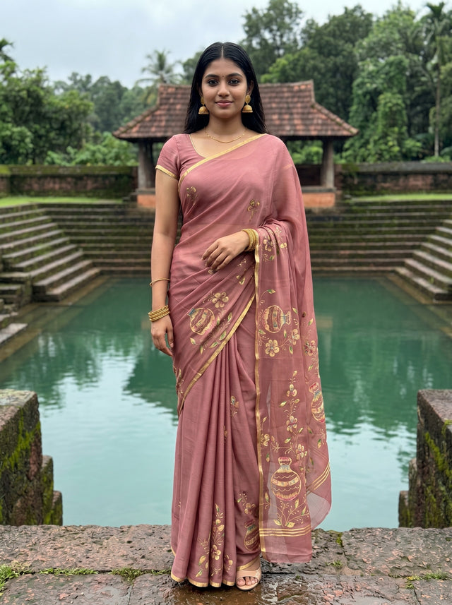 MIMOSA Saree Saree — front view on mannequin