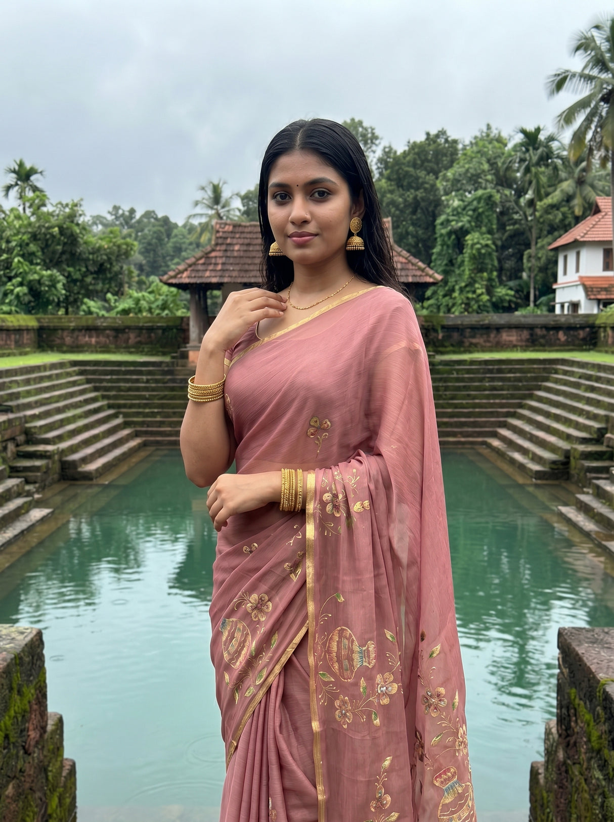 MIMOSA Saree Saree — pose 10 styling detail