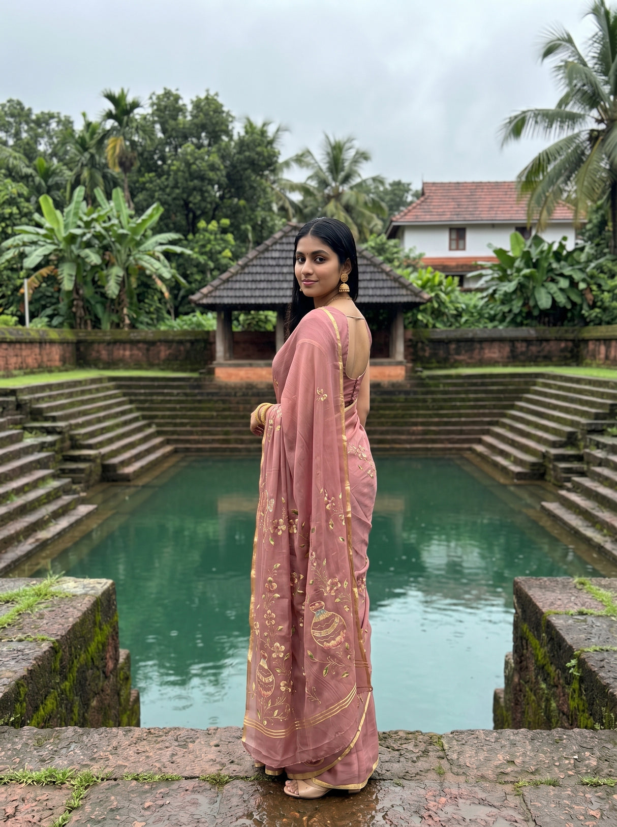 MIMOSA Saree Saree — pose 7 styling detail