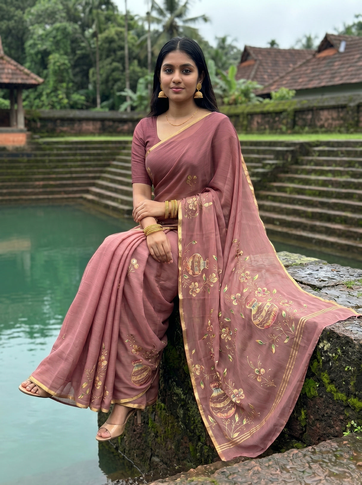 MIMOSA Saree Saree — pose 8 styling detail
