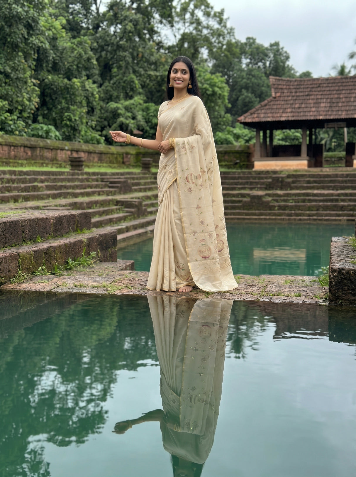MIMOSA Saree Saree — pose 5 styling detail