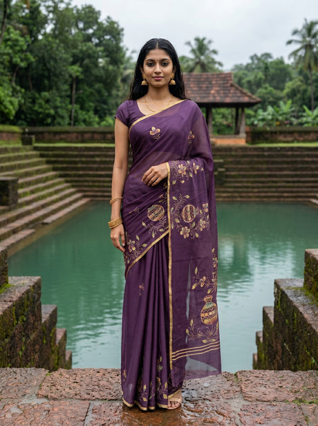 MIMOSA Saree Saree — front view on mannequin