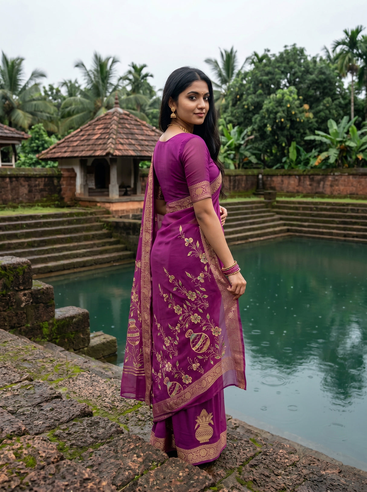 MIMOSA Saree Saree — pose 7 styling detail