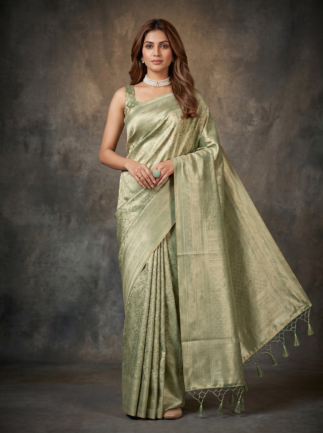 MIMOSA Saree Saree — front view on mannequin