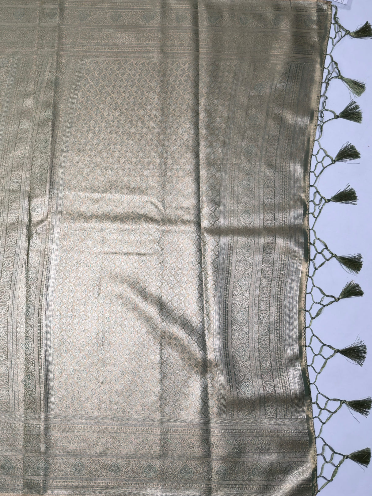 MIMOSA Saree Saree — pallu and zari work detail