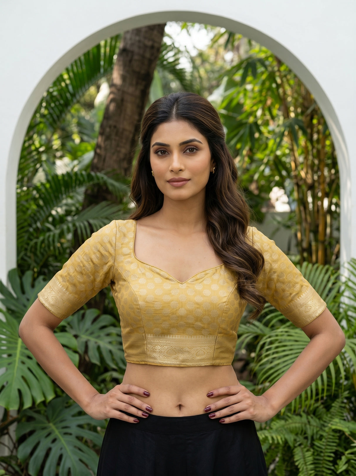MIMOSA Saree Saree — blouse close-up