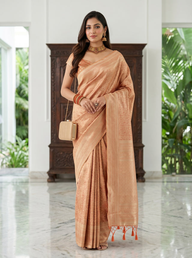 MIMOSA Saree Saree — front view on mannequin