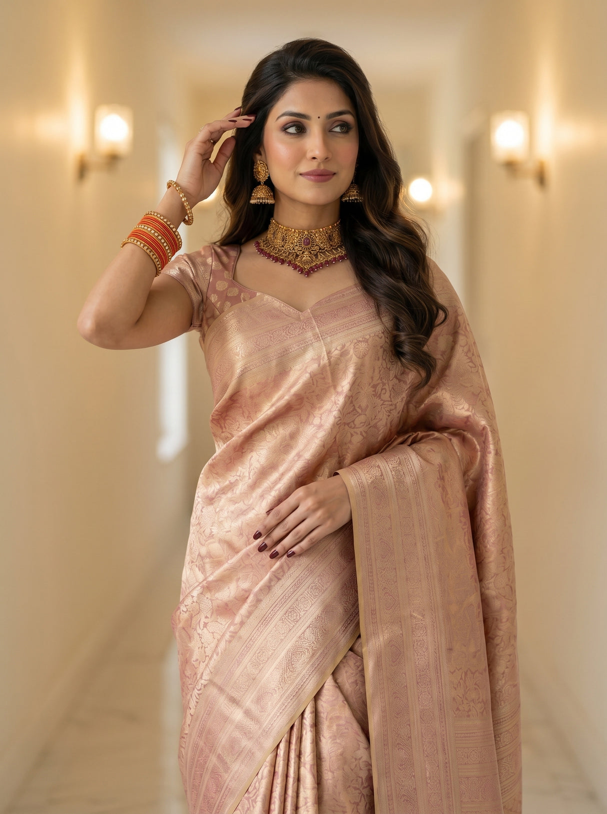 MIMOSA Saree Saree — pose 10 styling detail