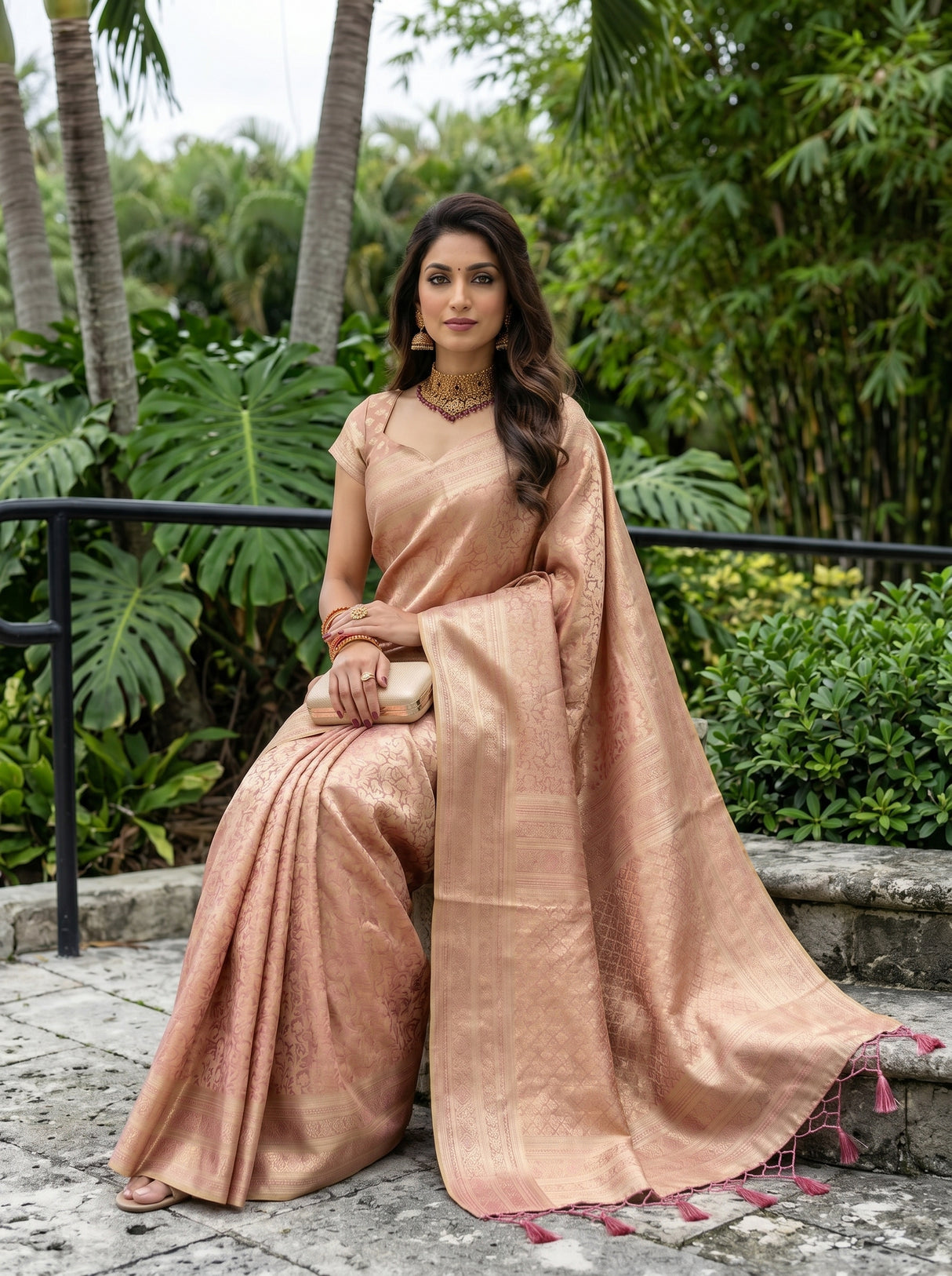 MIMOSA Saree Saree — pose 8 styling detail