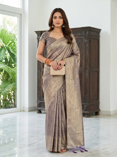 MIMOSA Saree Saree — front view on mannequin