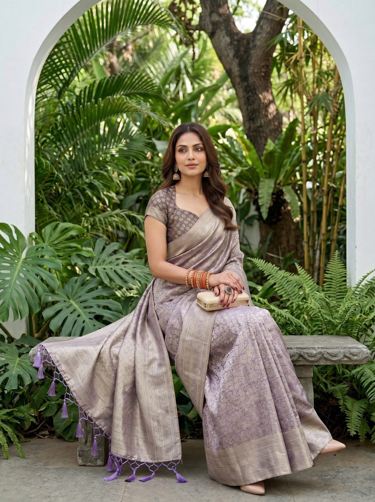 MIMOSA Saree Saree — pose 8 styling detail