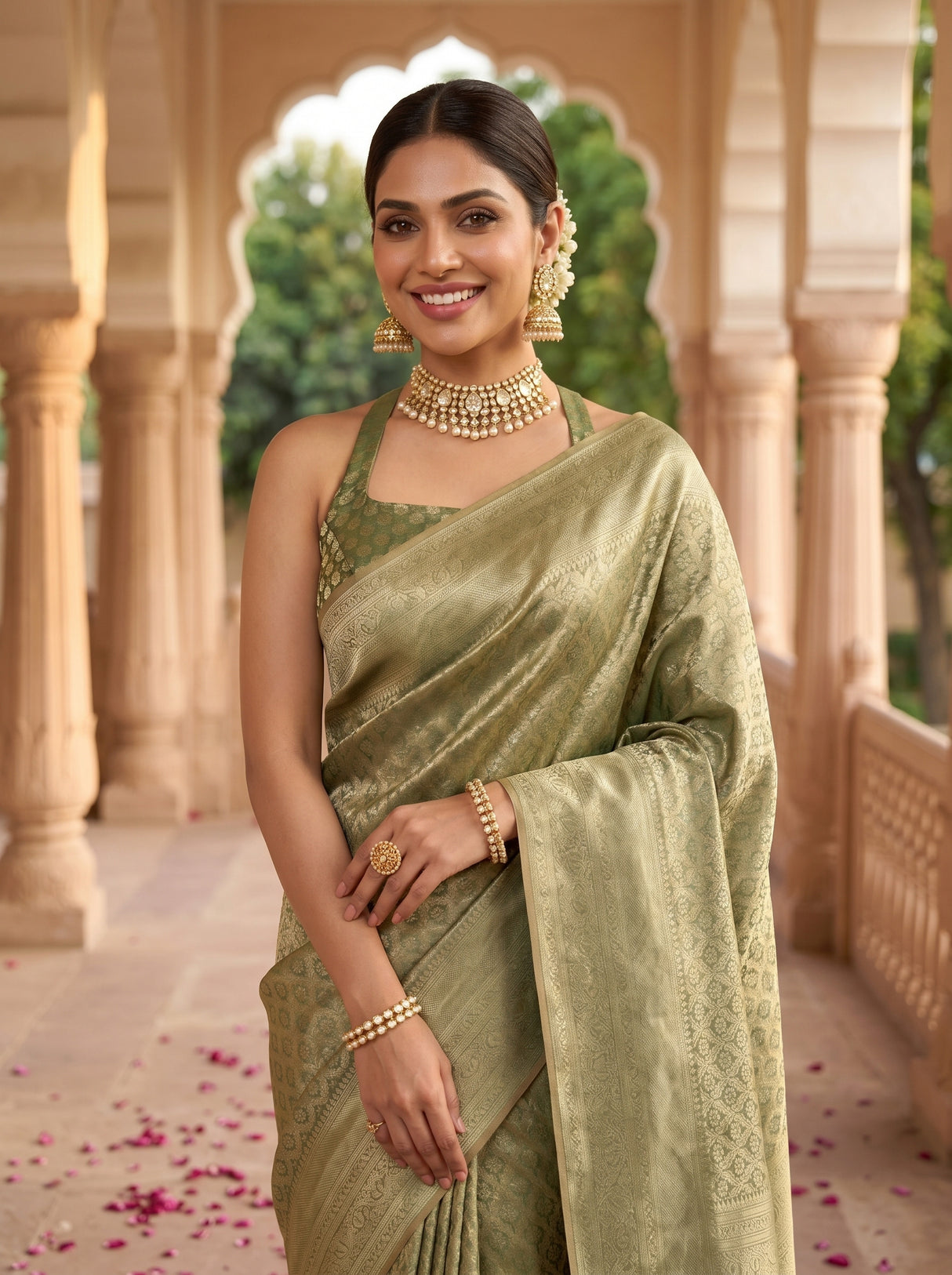 MIMOSA Saree Saree — pose 10 styling detail