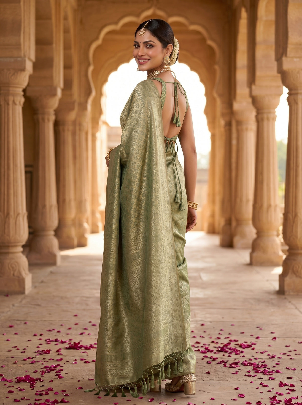 MIMOSA Saree Saree — pose 7 styling detail