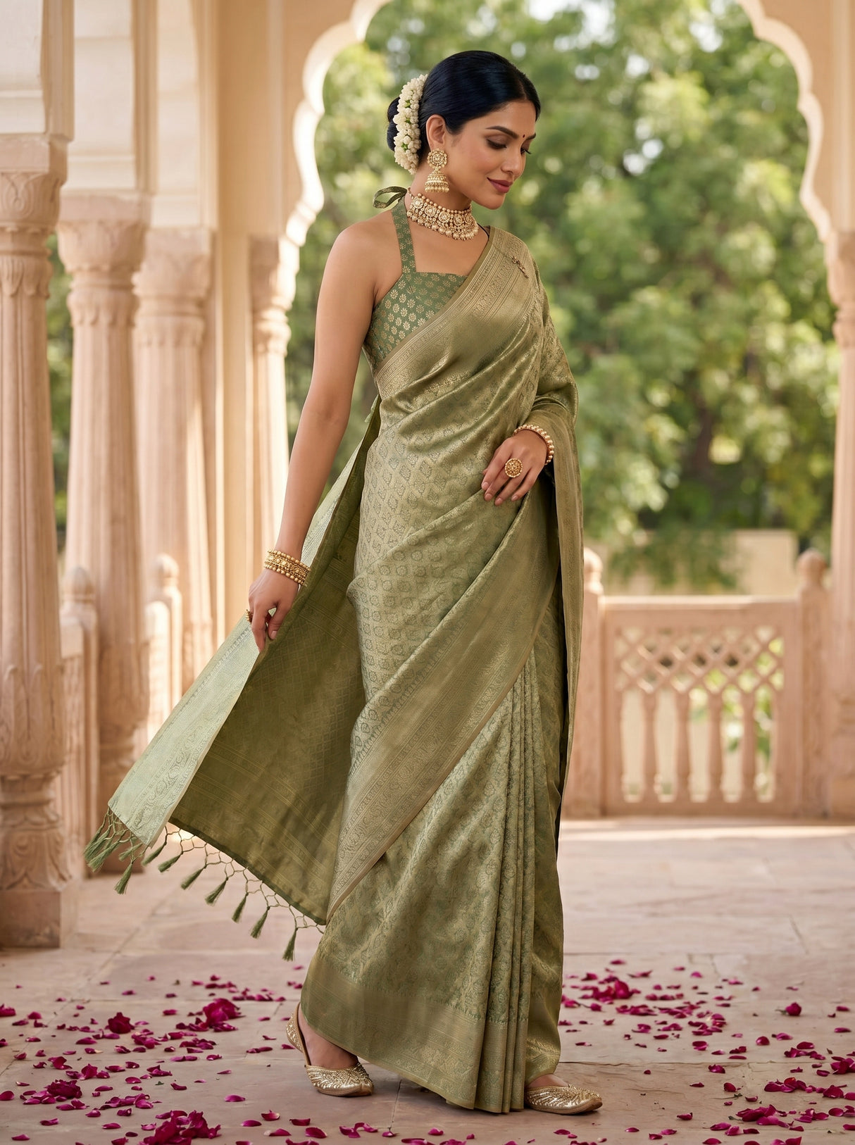 MIMOSA Saree Saree — pose 9 styling detail