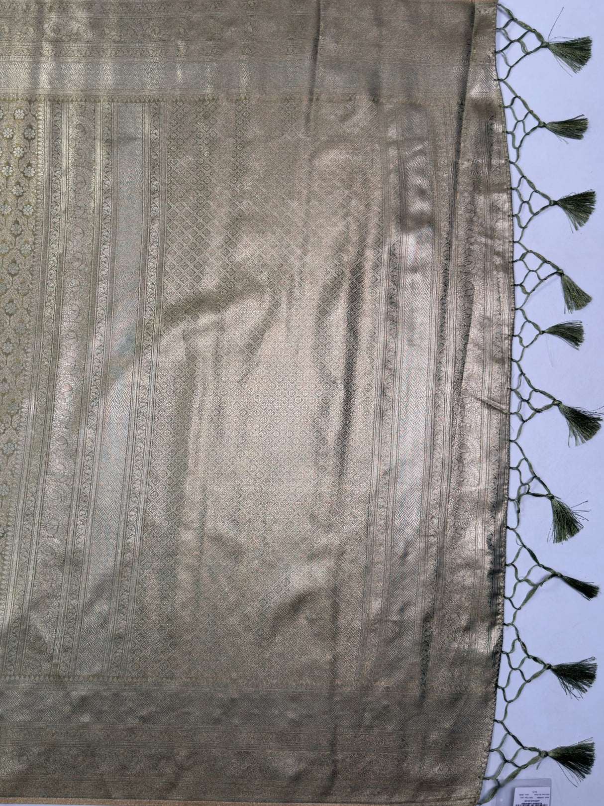 MIMOSA Saree Saree — pallu and zari work detail