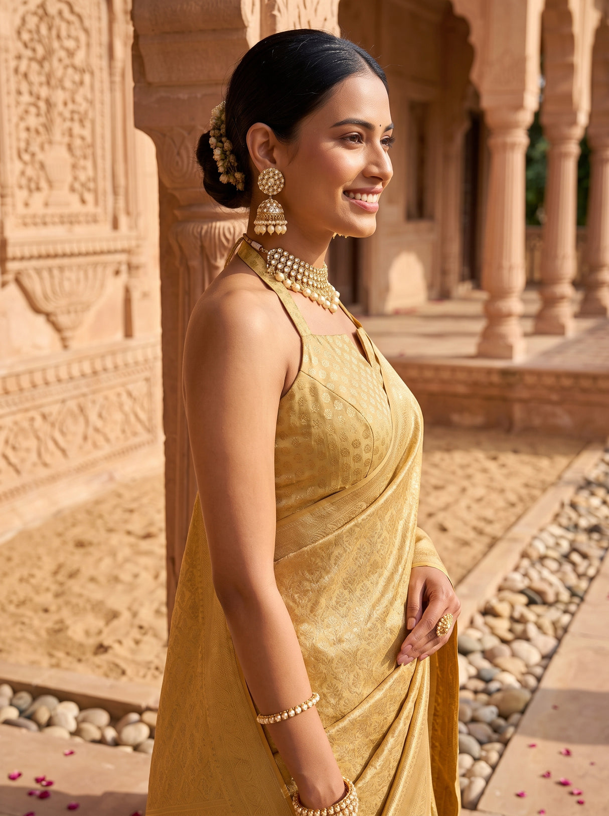 MIMOSA Saree Saree — pose 10 styling detail