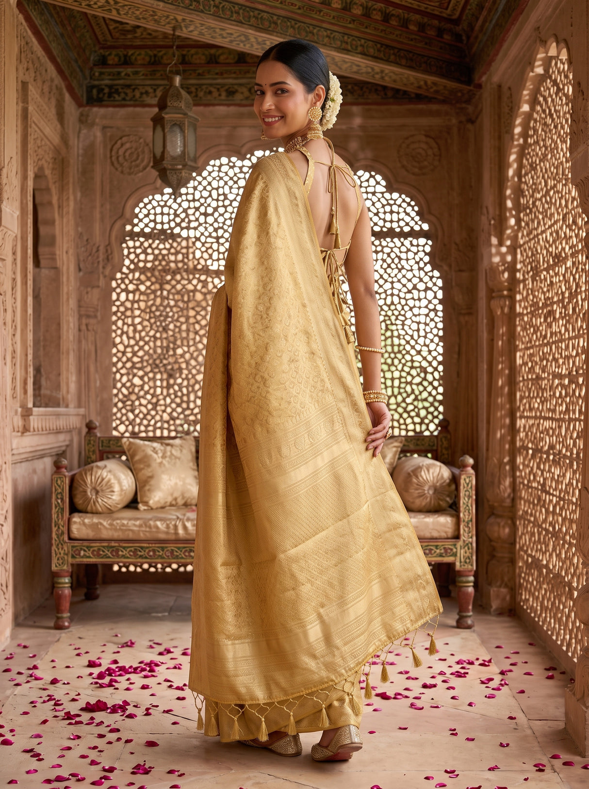 MIMOSA Saree Saree — pose 7 styling detail
