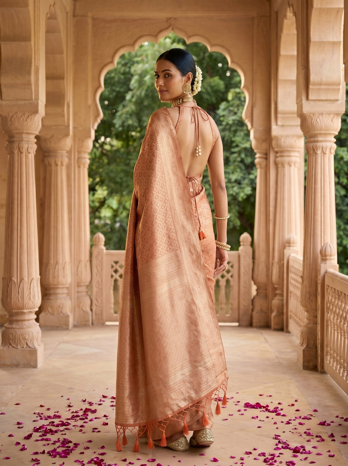 MIMOSA Saree Saree — pose 7 styling detail