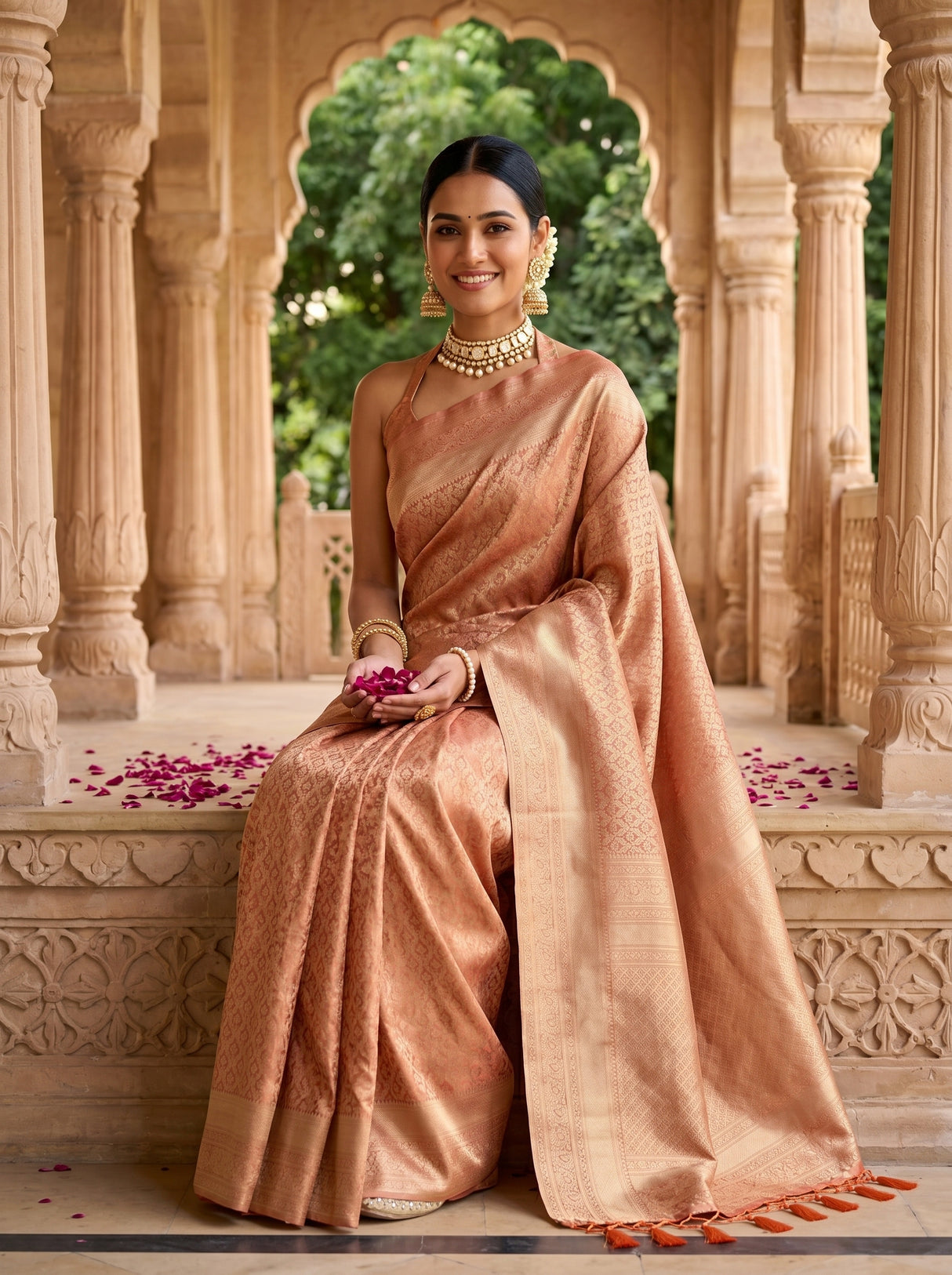 MIMOSA Saree Saree — pose 8 styling detail
