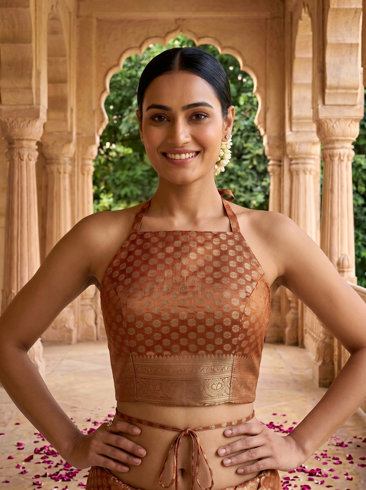 MIMOSA Saree Saree — blouse close-up