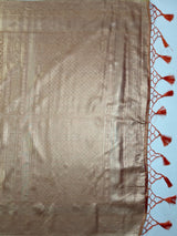 MIMOSA Saree Saree — pallu and zari work detail