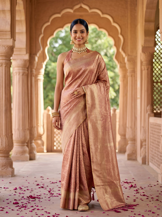 MIMOSA Saree Saree — front view on mannequin