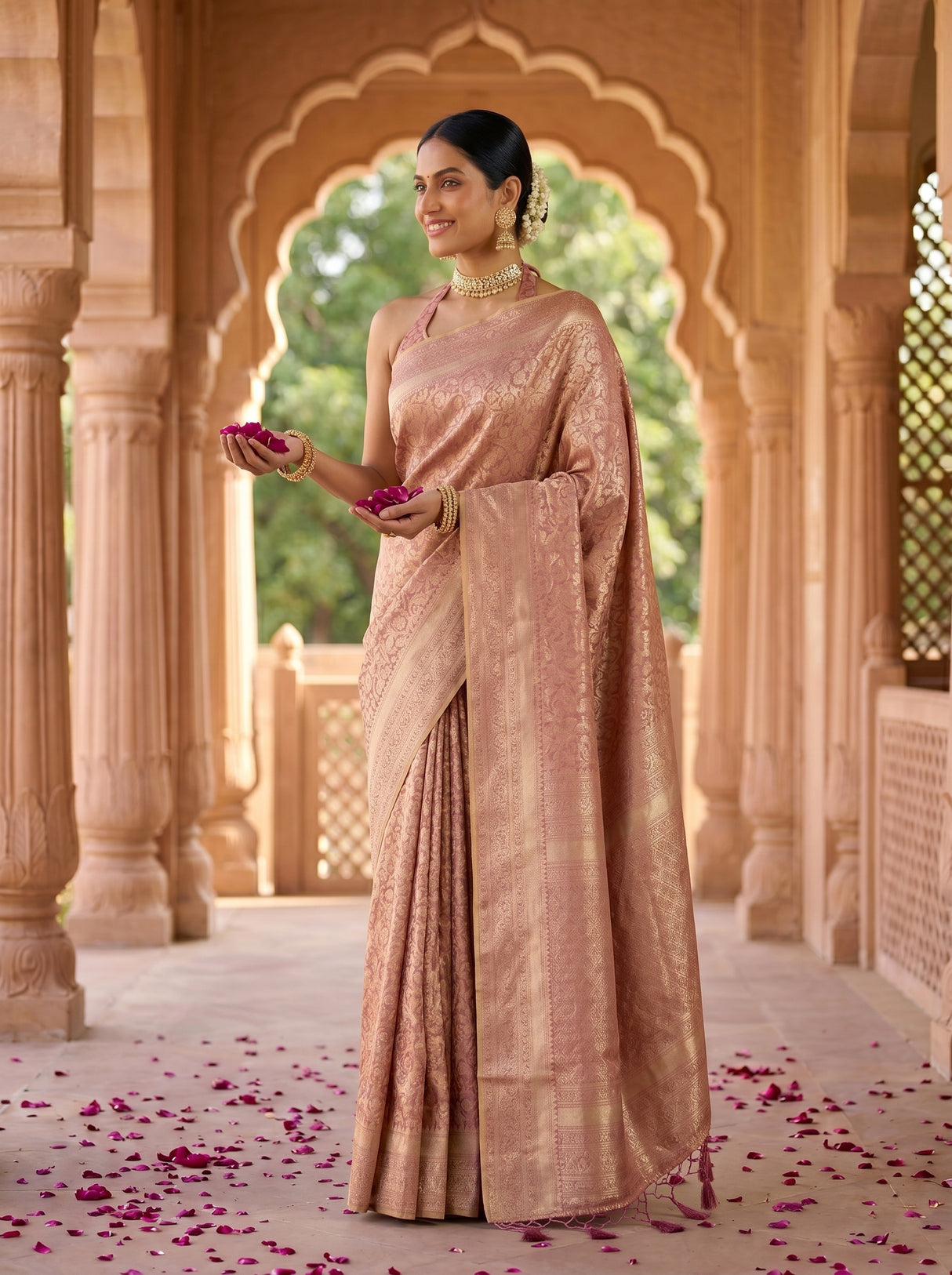 MIMOSA Saree Saree — pose 5 styling detail