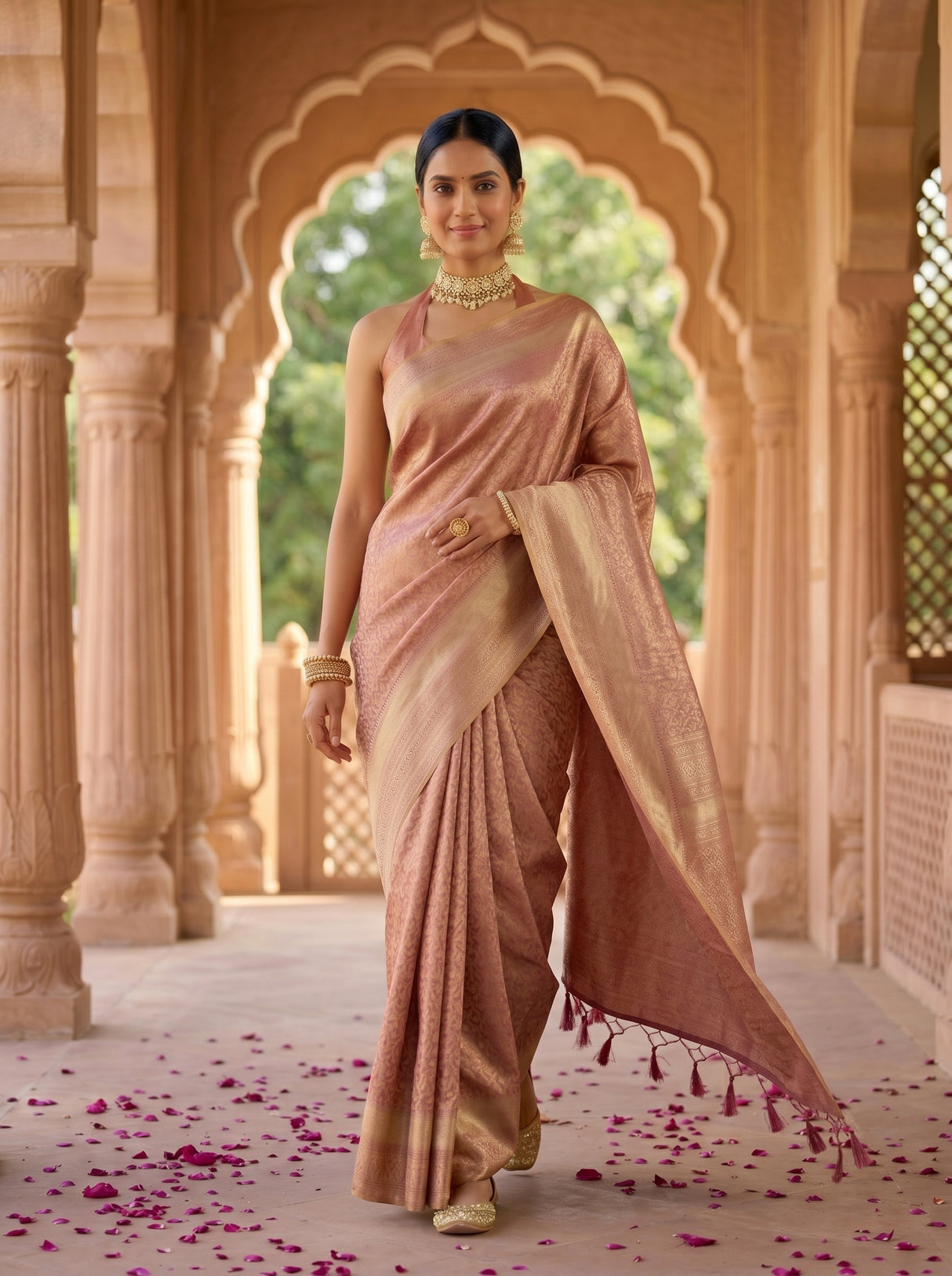 MIMOSA Saree Saree — pose 6 styling detail