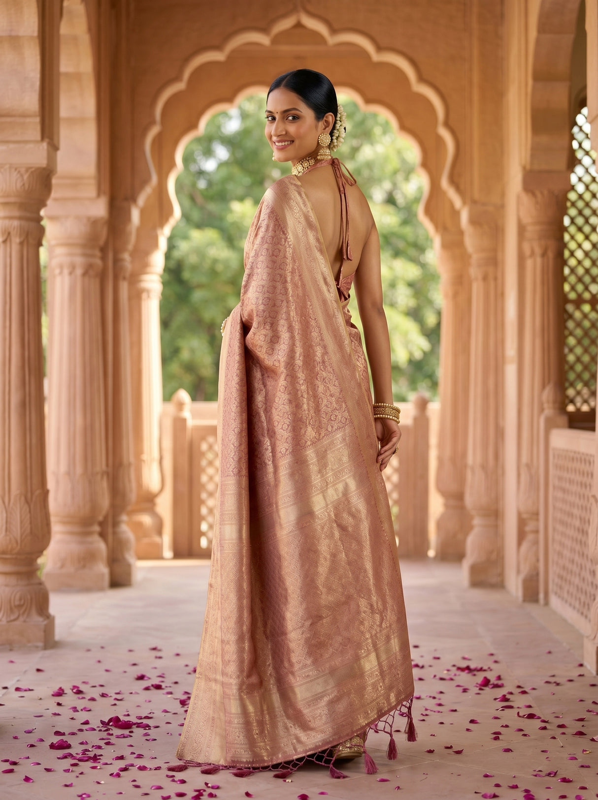 MIMOSA Saree Saree — pose 7 styling detail