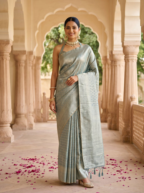 MIMOSA Saree Saree — front view on mannequin