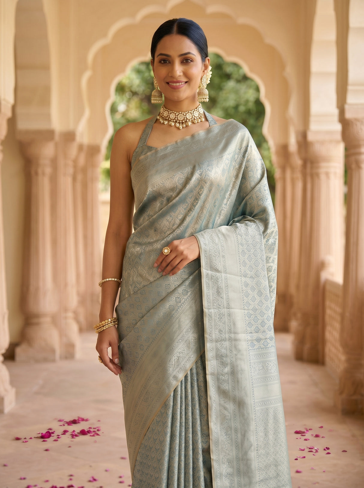 MIMOSA Saree Saree — pose 10 styling detail