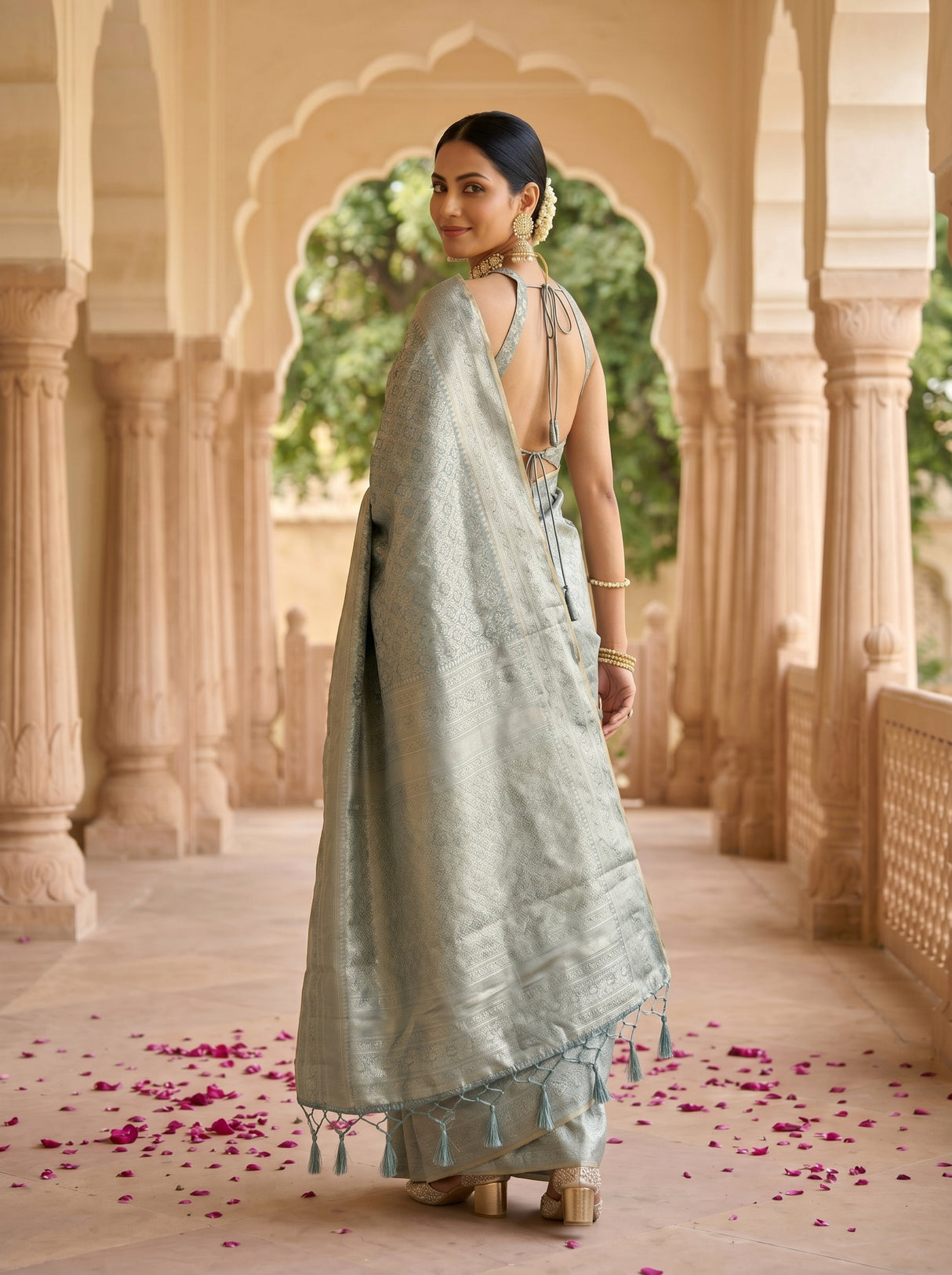 MIMOSA Saree Saree — pose 7 styling detail