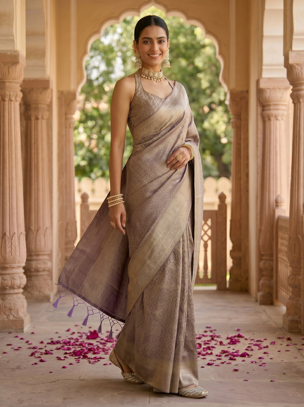 MIMOSA Saree Saree — pose 9 styling detail